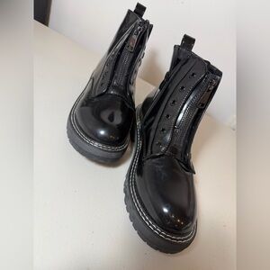Sleek Black Combat Boots for Women BRAND NEW Size 9